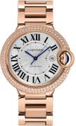 Cartier WJBB0029 Ballon Blue Silverfärgad/18 karat roséguld Ø42 mm