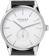 Nomos Glashütte Herrklocka N-801 Zurich Vit/Läder Ø39.7 mm