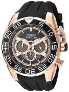 Invicta Herrklocka 26304 Speedway Svart/Gummi Ø50 mm