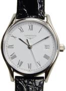 Longines Damklocka L4.259.4.11.2 Lyre Vit/Läder Ø25 mm