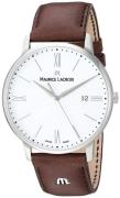 Maurice Lacroix Herrklocka EL1118-SS001-113-1 Eliros Vit/Läder Ø40