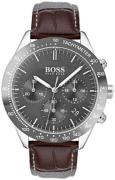 Hugo Boss Herrklocka 1513598 Talent Grå/Läder Ø42 mm