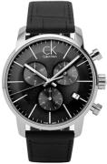 Calvin Klein Herrklocka K2G271C3 City Svart/Läder Ø43 mm