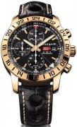 Chopard Herrklocka 161267-5002 Classic Racing GMT Chrono Svart/Läder