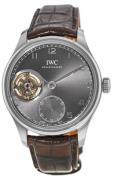 IWC Herrklocka IW546301 Portuguese Grå/Läder Ø43 mm