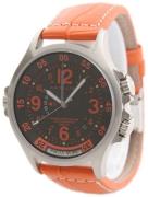 Hamilton Herrklocka H77665973 Khaki Svart/Läder Ø47 mm