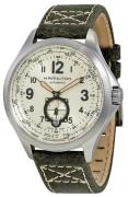 Hamilton Herrklocka H76655723 Aviation Beige/Läder Ø45 mm