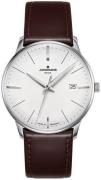 Junghans Herrklocka 58/4800.00 Meister Silverfärgad/Läder Ø38.4 mm