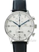 IWC Herrklocka IW371417 Portuguese Silverfärgad/Läder Ø40.9 mm