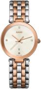 Rado Damklocka R48873733 Florence Silverfärgad/Roséguldstonat stål