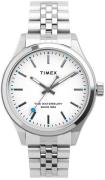 Timex Damklocka TW2U23400D7 Vit/Stål Ø34 mm