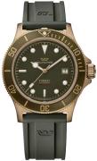 Glycine Herrklocka GL0325 Combat Sub Grön/Gummi Ø42 mm