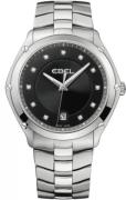 Ebel Herrklocka 1215995 Classic Sport Svart/Stål Ø40 mm