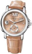 Ulysse Nardin Damklocka 243-22-30-09 Dual Time Lady Brun/Läder Ø37