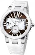 Ulysse Nardin Damklocka 243-10-3-30-05 Ladies Executive Brun/Gummi