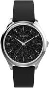 Timex Damklocka TW2V01100 Celestial Svart/Gummi Ø32 mm