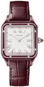 Cartier Herrklocka WGSA0053 Santos Dumont Vit/Läder