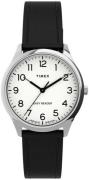 Timex Damklocka TW2U21700 Easy Reader Vit/Läder Ø32 mm