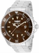 Invicta Herrklocka 35720 Pro Diver Brun/Stål Ø47 mm