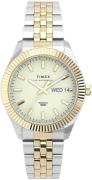 Timex Damklocka TW2U78600 The Waterbury Champagnefärgad/Gulguldtonat