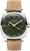 Panerai Herrklocka PAM00998 Radiomir Grön/Läder Ø45 mm