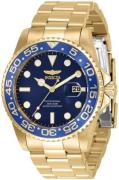 Invicta Herrklocka 33256 Pro Diver Blå/Gulguldtonat stål Ø52 mm