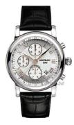 Montblanc Herrklocka 36967 Star XXL Chronograph Silverfärgad/Läder