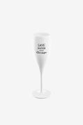 Champagneglas Med Print 6-pack CHEERS 100 ml