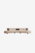 Hanah Home - Hörnsoffa - Pars - Beige - 3-sits soffor - Från Homeroom