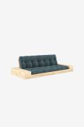 Karup Design - Base Bäddsoffa m. 2 sidolådor Tre sittplatser - Blå - B...