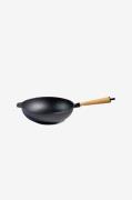 Carl Victor - Wokpanna gjutjärn Ø 30 cm - Svart - Stekpannor & grillpa...