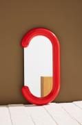Pastill - Fred spegel 95x50 cm - Röd - Små speglar - Från Homeroom