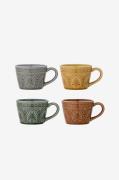 Bloomingville - Mugg Rani Ø 10,5 cm 4-pack - Flerfärgad - Koppar & mug...