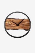 NeXtime - Väggklocka Forest Large Ø45 cm - Brun - Väggklockor & bordsu...