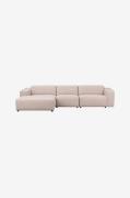 Rowico Home - Soffa Willard, 4-sits med shäslong till Vänster - Beige ...
