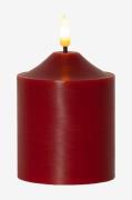 Star Trading - LED Blockljus Flamme 12cm - Röd - Ljus - Från Homeroom