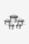 ZWILLING - Grytset Cube 5 delar + 4 glaslock - Silver - Grytor & kastr...