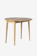 Wood Furniture - Runt ekbord, bok Light 90cm - Brun - Matbord - Från H...