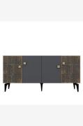 Hanah Home - Skänk Midia - Grå - Skänkar & sideboards - Från Homeroom