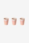 COSTA NOVA - Latte mugg Grespresso 3-pack - Rosa - Koppar & muggar - F...
