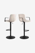 NORDFORM - Pablo barstol 2-pack - Beige - Barstolar & pallar - Från Ho...