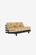 Karup Design - Roots Bäddsoffa 160 - Svart - Bäddsoffor - Från Homeroo...