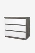 Tvilum - Naia Byrå 3 lådor - Paket - Grå - Byråar - Från Homeroom