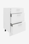 VCM - Skåp Esilo 3 Drawers - Vit - Hyllor & förvaring - Från Homeroom
