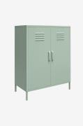 Dorel Home - Skåp med 2 dörrar Metall Mission District - Grön - Byråar...