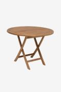 Hillerstorp - Bord Nova Ø100 cm Brun - Brun - Matbord utomhus - Från H...