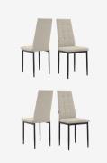 Loft24 - Matstol 4 Pk Becca - Vit - Stolar - Från Homeroom