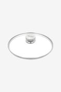 Demeyere - Lock 26 cm, glas med stålknopp - Silver - Stekpannor & gril...
