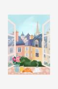 Pelcasa - Affisch Paris - Rosa - Posters - Från Homeroom