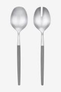 Blomus - Salladsservering Maxime 28 cm - Grå - Bestick - Från Homeroom